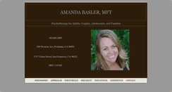 Desktop Screenshot of amandabasler.com